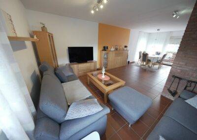 Fußbodenheizung im Wohnzimmer
