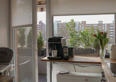 Ausgang Balkon