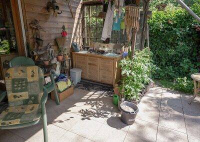 überdachte Terrasse