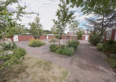 gepflegte Gartenhofsiedlung