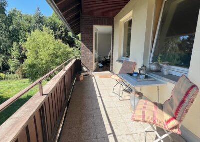großer Balkon