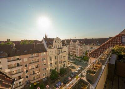 Blick über die Dächer der Stadt