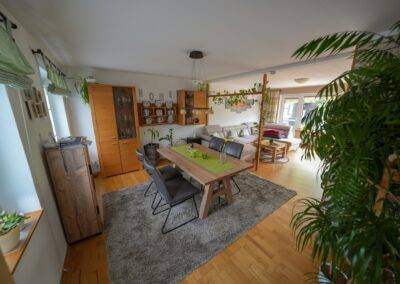 Das Wohn- und Esszimmer...