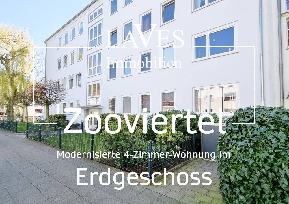 4-Zimmer-Erdgeschosswohnung in Hannover-Zoo