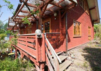 überdachte Veranda